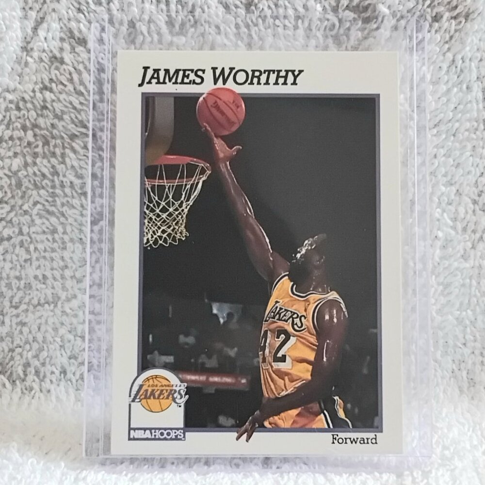 5/$20 Mint 1991 NBA Hoops James Worthy NBA Player Card 106!!